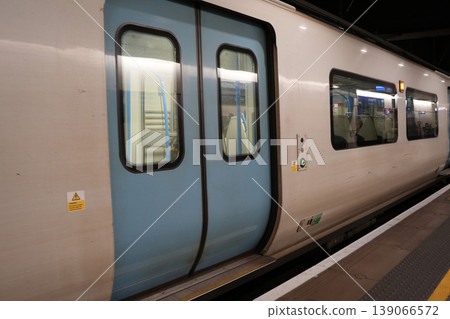 london underground metro tube train detail london underground metro tube train detail 139066572