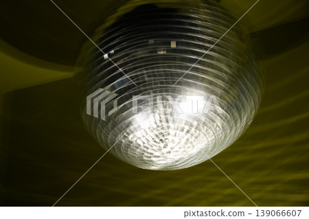 Disco dance Rotating mirror ball Disco dance Rotating mirror ball 139066607