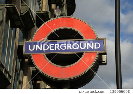 london underground metro tube train detail 139066608