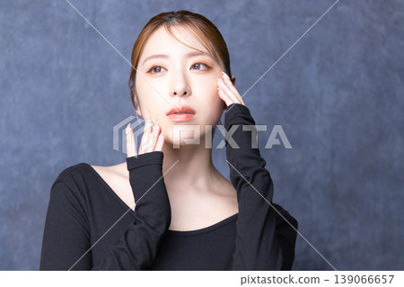 年輕女性的美麗形象 139066657