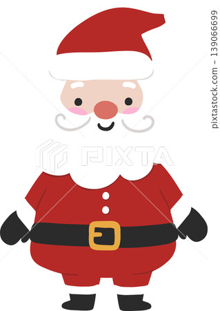Christmas Santa claus playful cartoon character flat illustration Christmas Santa claus playful cartoon character flat illustration 139066699