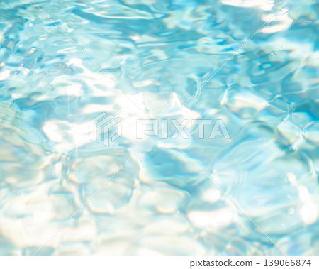 Sparkling water surface - summer color image 139066874