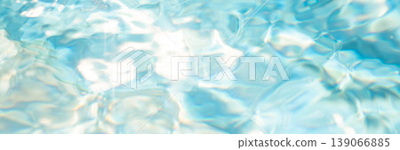 Sparkling water surface - summer color image 139066885