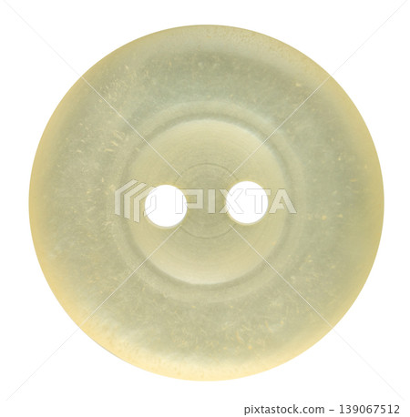 one sewing button on a white isolated background one sewing button on a white isolated background 139067512