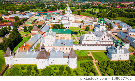 Rostov Kremlin aerial panoramic view, Russia Rostov Kremlin aerial panoramic view, Russia 139067702