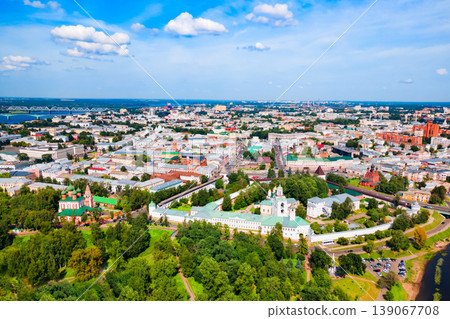 Yaroslavl Kremlin Museum Reserve aerial view Yaroslavl Kremlin Museum Reserve aerial view 139067708