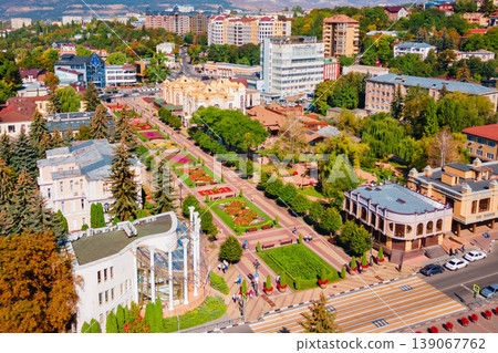 Kurortny Boulevard aerial view, Kislovodsk 139067762