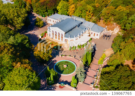 Central square in Yessentuki city, Russia 139067765