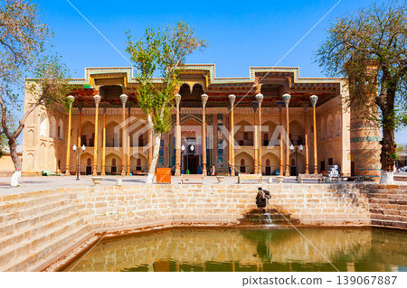 Bolo Khauz Mosque in Bukhara, Uzbekistan Bolo Khauz Mosque in Bukhara, Uzbekistan 139067887
