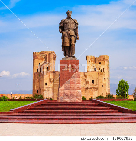 Amir Timur Tamerlane monument, Ak Saray Palace Amir Timur Tamerlane monument, Ak Saray Palace 139067933