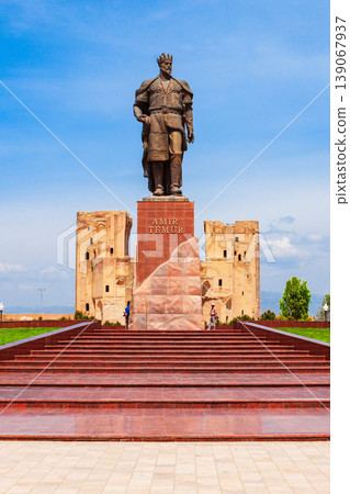 Amir Timur Tamerlane monument, Shahrisabz Amir Timur Tamerlane monument, Shahrisabz 139067937