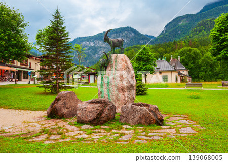 Alpine ibex monument, Schonau am Konigssee 139068005
