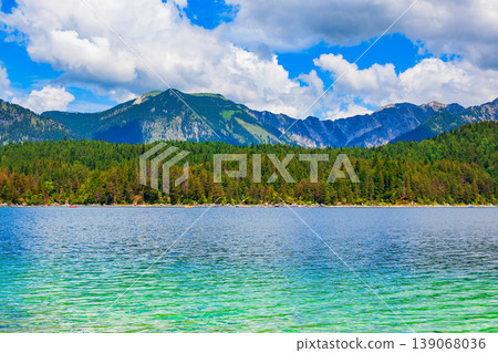 Eibsee lake in Bavaria, Germany 139068036