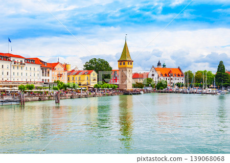 Lindau old town in Bavaria, Germany Lindau old town in Bavaria, Germany 139068068