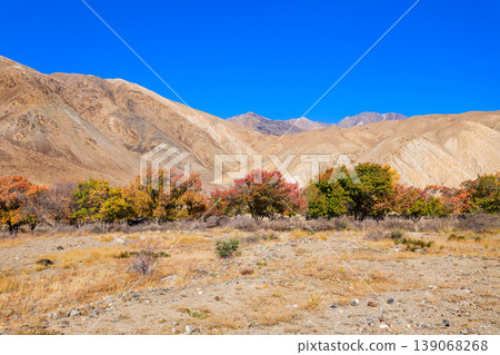 Ishkoshim village landscape in Pamir Region in Tajikistan 139068268