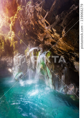 Bibi Fatima hot springs in Yamchun village, Tajikistan 139068279