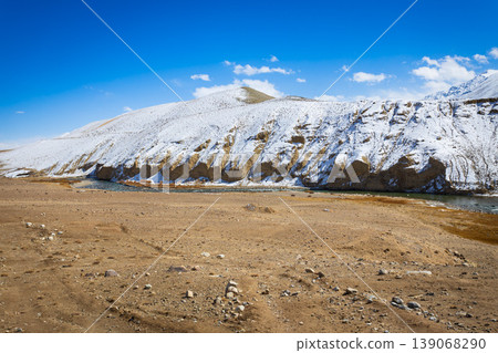 Mountain landscape view from Pamir highway, Tajikistan 139068290