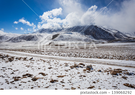Khargush pass between Wakhan Valley and Pamir highway 139068292
