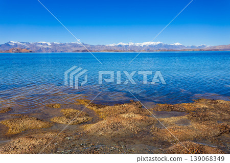 Karakul lake in the Pamir Mountains in Tajikistan Karakul lake in the Pamir Mountains in Tajikistan 139068349