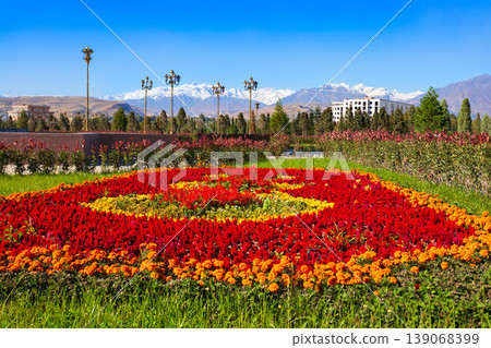 The Istiklol Park in Dushanbe city, Tajikistan The Istiklol Park in Dushanbe city, Tajikistan 139068399