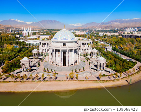 Kokhi Navruz Palace at the Komsomolskoe lake, Dushanbe Kokhi Navruz Palace at the Komsomolskoe lake, Dushanbe 139068428