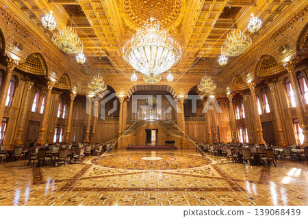 Kokhi Navruz Palace interior in Dushanbe city, Tajikistan Kokhi Navruz Palace interior in Dushanbe city, Tajikistan 139068439
