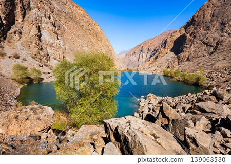 Seven Lakes in Fann mountains in Tajikistan Seven Lakes in Fann mountains in Tajikistan 139068580