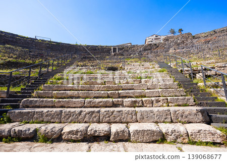 Roman Theatre of Catania in Catania city, Sicily 139068677