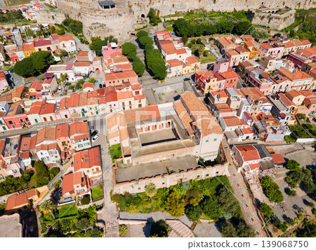 Saint Domenico Church or Chiesa San Domenico aerial view, Milazzo Saint Domenico Church or Chiesa San Domenico aerial view, Milazzo 139068750
