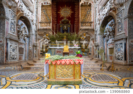 Chiesa Santa Caterina Church interior in Palermo Chiesa Santa Caterina Church interior in Palermo 139068860