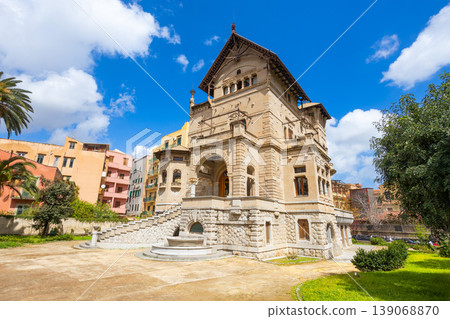 Villino Florio villa exterior view in Palermo Villino Florio villa exterior view in Palermo 139068870
