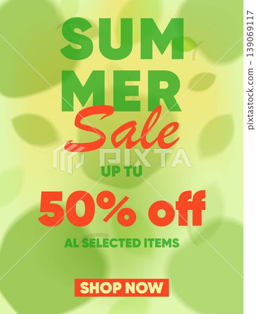 Summer Sale Fifty Percent Apple Banner Summer Sale Fifty Percent Apple Banner 139069117