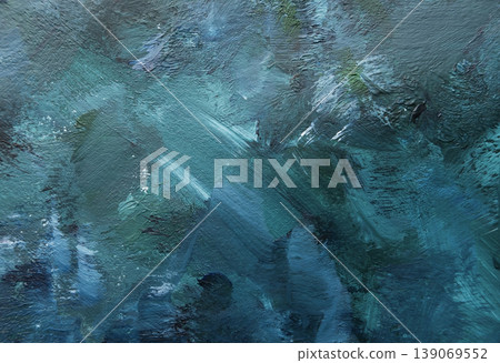 Abstract brush strokes background in turquoise blue green and white Abstract brush strokes background in turquoise blue green and white 139069552