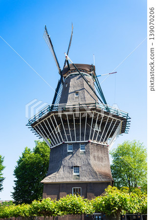 De Gooyer windmill in Amsterdam city, Netherlands 139070206