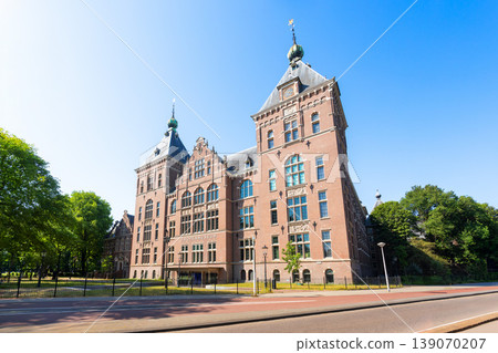 Tropenmuseum building at Oosterpark in Amsterdam, Netherlands 139070207