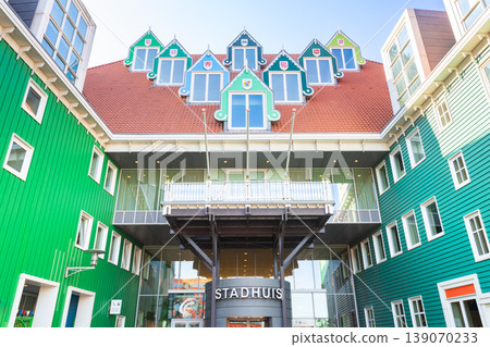 Stadhuis Zaanstad city hall building in Zaandam, Netherlands Stadhuis Zaanstad city hall building in Zaandam, Netherlands 139070233