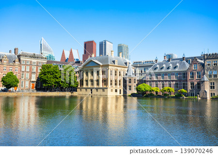 Mauritshuis museum and Binnenhof in Hague, Netherlands Mauritshuis museum and Binnenhof in Hague, Netherlands 139070246