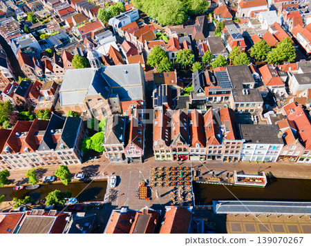 Aerial panoramic drone view of Alkmaar town, Netherlands Aerial panoramic drone view of Alkmaar town, Netherlands 139070267