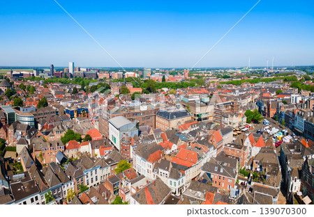 Panoramic aerial view s-Hertogenbosch city, Netherlands Panoramic aerial view s-Hertogenbosch city, Netherlands 139070300
