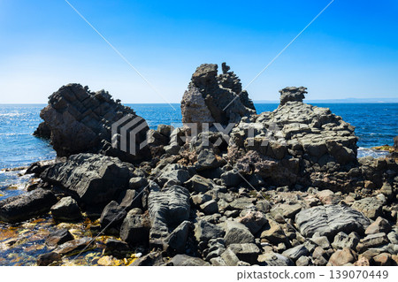 Cyclopean Isles in Aci Trezza, Sicily island 139070449