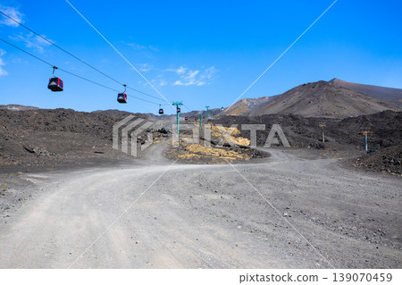 Mount Etna or Etna Volcano near Catania city, Sicily Mount Etna or Etna Volcano near Catania city, Sicily 139070459
