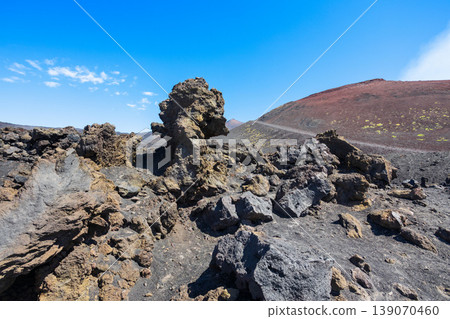 Mount Etna or Etna Volcano near Catania city, Sicily Mount Etna or Etna Volcano near Catania city, Sicily 139070460