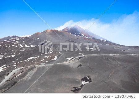 Mount Etna or Etna Volcano near Catania city, Sicily 139070465
