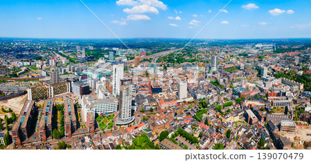 Panoramic view from above Eindhoven city skyline, Netherlands Panoramic view from above Eindhoven city skyline, Netherlands 139070479
