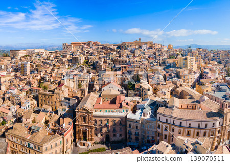 Church Saint Dominic aerial panoramic view, Agrigento Church Saint Dominic aerial panoramic view, Agrigento 139070511