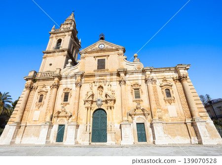 Cattedrale di San Giovanni Battista facade view Cattedrale di San Giovanni Battista facade view 139070528