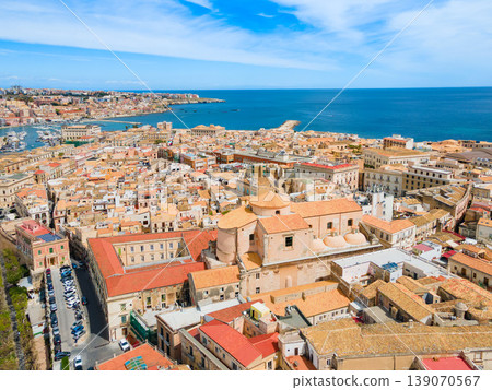 Chiesa del Collegio dei Gesuiti aerial view, Syracuse 139070567