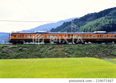 2007年：一列113系地方列車正在草津線上行駛。 139071987