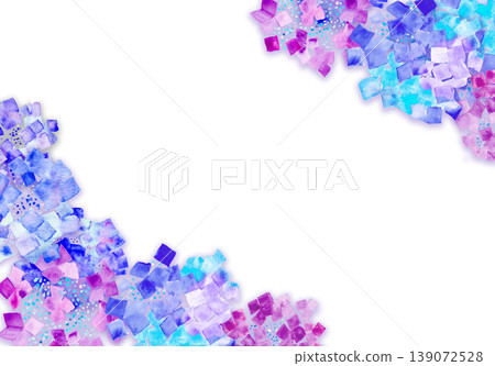 Hydrangea Corner Frame Transparent PNG Four-Corner Frame Background Material Pink Hydrangea 139072528