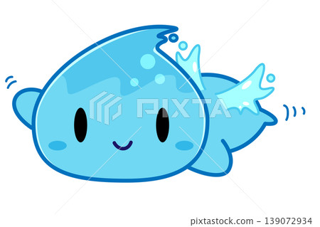 Water, water droplets, water spirits, fairies, characters, cute 139072934